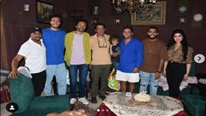 مصطفى خاطر ينشر صورًا من كواليس أول أيام تصوير "البيت بيتي 2"