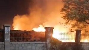 ليست الأولى.. السيطرة على حريق بمحيط معابد الكرنك بالأقصر