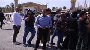 مجدي كامل يشارك في جنازة نجل الفنان حسن يوسف - صور