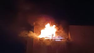 السيطرة على حريق شقة في أرض اللواء