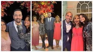 فيديو- أميرة أديب ترقص مع والدها في خطوبة نجل عمرو أديب