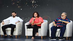 بالصور| إلهام شاهين تدعو النجوم لحضور مهرجان القاهرة للدراما بالعلمين الجديدة: أتمنى تكون تظاهرة كبيرة