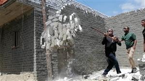 بالصور- إزالة 6 حالات بناء مخالف بـ 4 أحياء في الإسكندرية