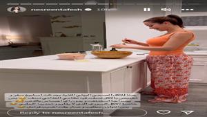 نسرين طافش في أحدث ظهور لها بالمطبخ: "الأكل السوري لا يقاوم"