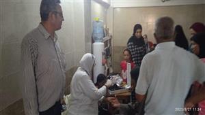 قافلة طبية تفحص 174 مريضًا بالمجان في ريف المنتزه بالإسكندرية- صور 