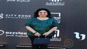 بالصور| سلوى عثمان تصل السجادة الحمراء لمهرجان القاهرة للدراما 