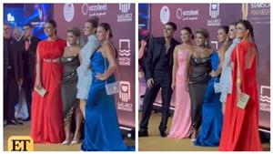 بالصور| أبطال "أولاد حريم كريم" يتواجدون على السجادة الحمراء لمهرجان القاهرة للدراما 