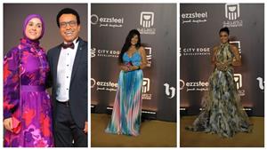 منقوش وتايجر وسبعيناتي.. إطلالات خطفت الأنظار في "القاهرة للدراما" 