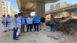 محافظ الجيزة يتفقد المحاور المحيطة لمحطه قطارات الصعيد 