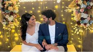 الصورة الأولى.. ثراء جبيل تحتفل بخطوبتها في حفل عائلي