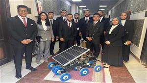 "روڤر فضائي" لاستكشاف الكواكب.. مشروع تخرج طلاب علوم الملاحة ببني سويف- صور