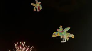 صور.. بالونات تحمل صورة الرئيس في افتتاح بطولة الجمهورية للشركات ببورسعيد 