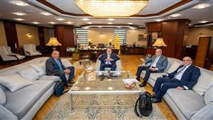 محافظ المركزي يبحث مع مسؤولي مجموعة ABC البحرينية فرص الاستثمار في مصر