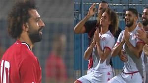احتفال لاعبو منتخب تونس بالهدف الثالث على طريقة محمد صلاح