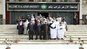 خلال لقائه وفد ليبي.. رئيس جامعة الأزهر يقدم العزاء في شهداء مدينة درنة