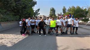 بالصور- ماراثون دراجات احتفالًا بالعيد القومي للبحيرة 