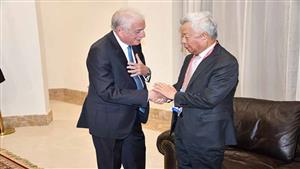 وزير المالية ومحافظ جنوب سيناء يستقبلان المشاركين في اجتماعات البنك الآسيوي للاستثمار - صور