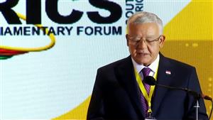 "جبالي" يشارك في المنتدى البرلماني لدول تجمع بريكس بجنوب إفريقيا 