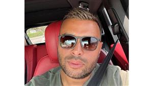 رامي صبري برفقة أولاده في أول يوم دراسة