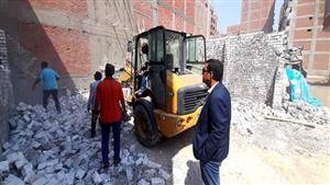 محليات المنيا تزيل 51 حالة تعد على الزراعات في 6 مراكز 