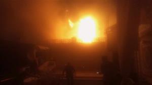 اندلاع حريق داخل قاعة أفراح في أبو النمرس