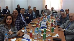 وزير قطاع الأعمال يتفقد أعمال بناء المصانع الجديدة بشركة دمياط للغزل والنسيج