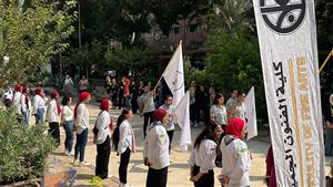 جامعة حلوان تستقبل وفود نشاط الجوالة من ٢٥ جامعة  