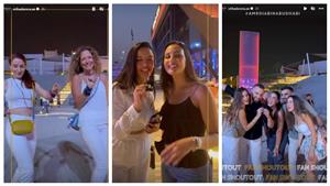 صور- توافد الجمهور على حفل عمرو دياب في أبو ظبي