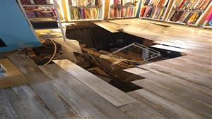 "السقف وقع بيها".. إصابة فتاة داخل محل بحدائق الأهرام 