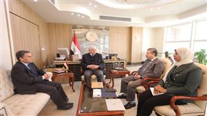  وزير التعليم العالي يستقبل نائب رئيس جامعة أفييرو البرتغالية لبحث التعاون المشترك