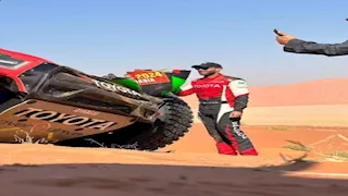 السعودي يزيد الراجحي ينسحب ومعه تسعة متسابقين من رالي داكار