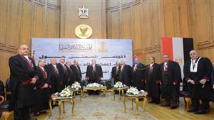 رئيس الدستورية: المحكمة فصلت في 1473 دعوى خلال 10 سنوات (صور)