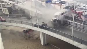 قرار جديد من القضاء بشأن سائق التريلا المتسبب في حادث تصادم دائري  المريوطية