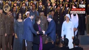 أول تعليق من سميحة أيوب بعد مشاركتها في احتفالات الشرطة بحضور السيسي (خاص) 