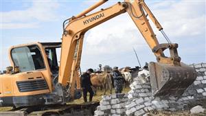 بالصور.. إزالة 10 مزارع سمكية مخالفة على مساحة 50 فدانًا جنوب بورسعيد