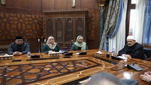 شيخ الأزهر يبحث مع ابنة الرئيس الإندونيسي الأسبق سبل تعزيز التَّعاون العلمي والدعوي