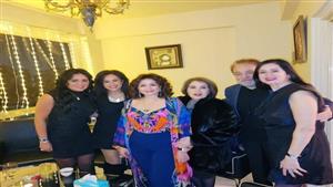 نرمين الفقي وبوسي ورانيا يوسف وهند صبري في عيد ميلاد إلهام شاهين (صور)