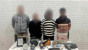 حفرة عمقها 10 أمتار.. ضبط 4 أشخاص بتهمة التنقيب عن الآثار في الخليفة