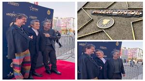 ويليام ديفو يحتفل بـ "نجمة" على ممشى هوليوود تكريمًا لمسيرته