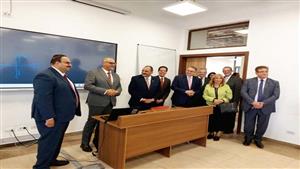 محافظ القليوبية ورئيس مجلس الأمناء يتفقدان منشآت جامعة بنها الأهلية 