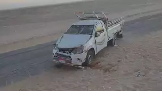 مصرع وإصابة شخصين في حادث سيارة على طريق المطرية بورسعيد 