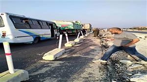 بينهم طفلة.. إصابة 5 سيدات في حادث تصادم بكفر الشيخ