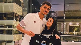  خطيبة حسام عبد المجيد تدعمه بعد هزيمة السوبر المصري (صور)