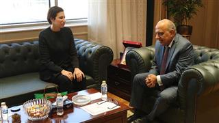 وزير الكهرباء يستقبل سفيرة قبرص لبحث سبل دعم وتعزيز التعاون