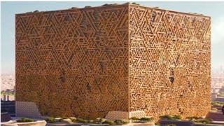 16 صورة - تكلفته 50 مليار دولار.. حكاية "المكعب" أكبر مبنى في العالم بالسعودية