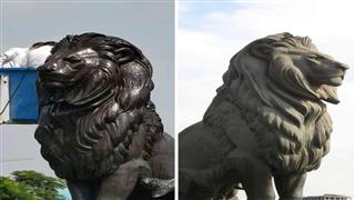 طلاء أسود قصر النيل| "الآثار": الشمس السبب.. ومن الوارد تغيير أماكنها