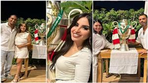 10 صور ترصد احتفال زوجات لاعبي الزمالك بكأس السوبر الأفريقي
