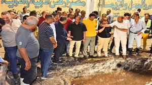 بعد تكرار الأعطال.. خطة عاجلة لإنشاء شبكة جديدة وخط طرد لمحطة مياه البركة بأسيوط