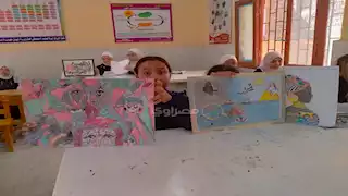 ألوان وألحان وأصوات.. شاهد مواهب طالبات مدارس محافظة سوهاج -فيديو وصور 