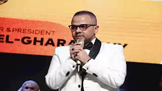 تكريم مازن الغرباوي بالدورة الأربعين بالمهرجان العالمي بالمعهد العالي للفنون المسرحية بالقاهرة